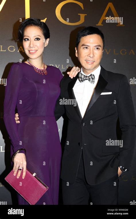 donnie yen and wife|cecilia wang.